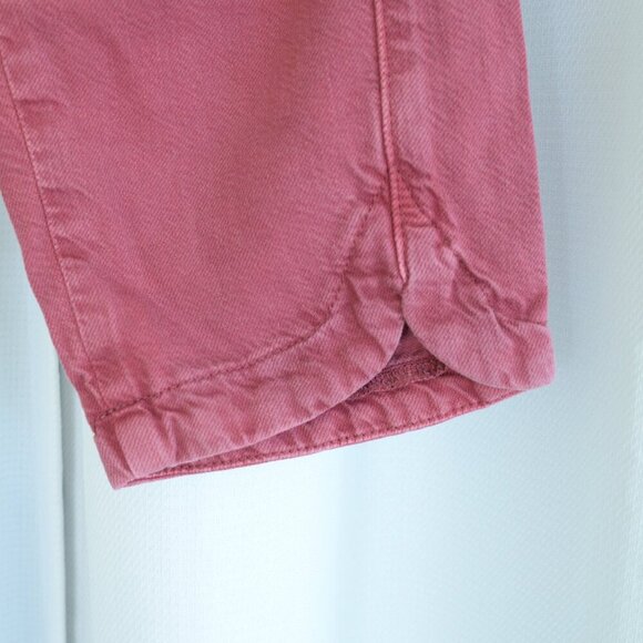Anthro Pilcro Dusty Rose Cotton/Lyocell Straight Leg Drawstring Slouchy Pants S - Picture 7 of 9
